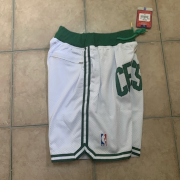 Brand New NBA Boston Celtics Embroidered Shorts - Picture 3 of 5